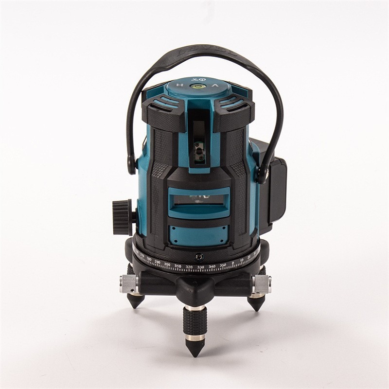 Level Laser Line - 5라인 그린 레이저 레벨, 360도 고정밀