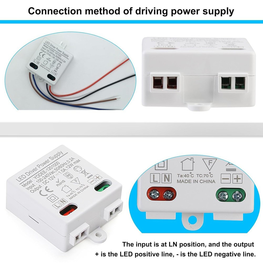 Home Improvement And Supply - 2PCS 소형 12W LED 전원 공급