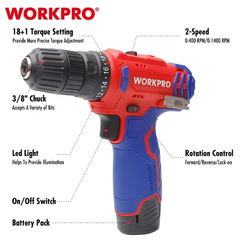 12V 10mm 무선 드릴 무선 전동 공구 리튬 이온  - Power Drill Cordless 리뷰 및 가격