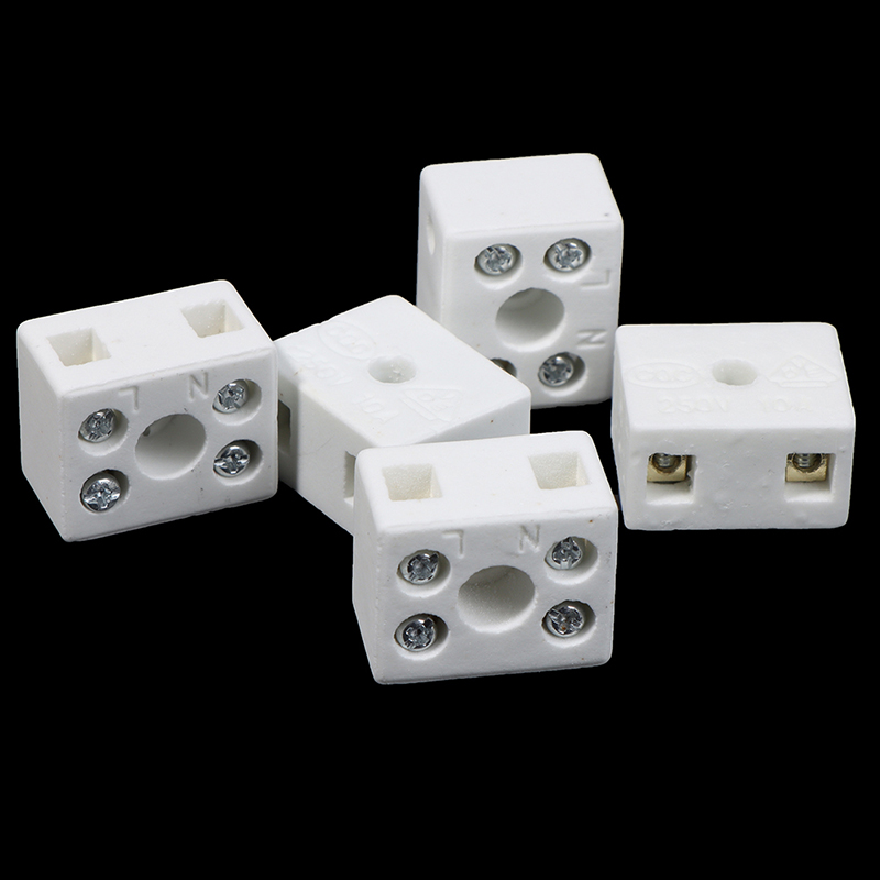 5Pcs 세라믹 포스트 터미널 블록 10A 250V 홈 - Home Improvement And Supply 리뷰 및 가격