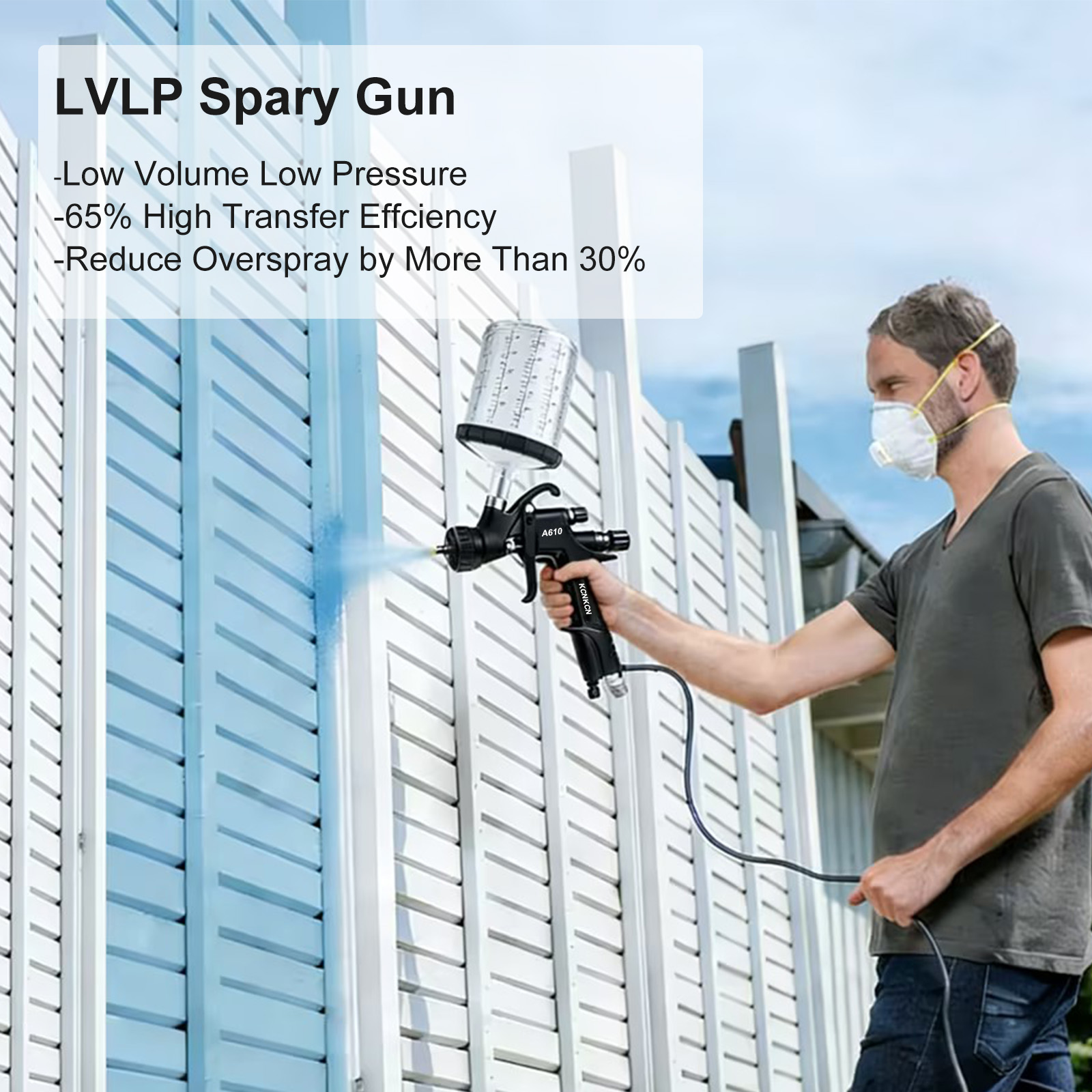 A610 LVLP 에어 스프레이 건, 1.3/1.5/1 - Spray Paint Primer 리뷰 및 가격