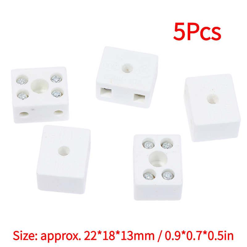 5Pcs 세라믹 포스트 터미널 블록 10A 250V 주 - Home Improvement And Supply 리뷰 및 가격