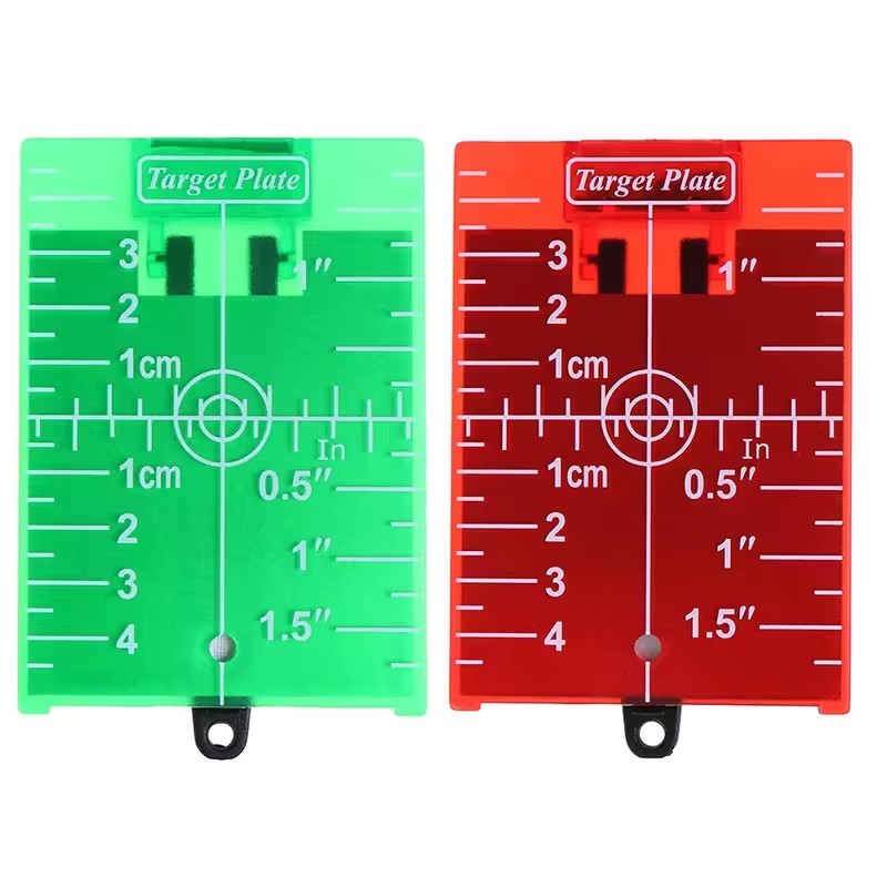 빨간색/녹색 타겟 플레이트 카드(스탠드 포함) - 빨간 - Level Laser Line 리뷰 및 가격